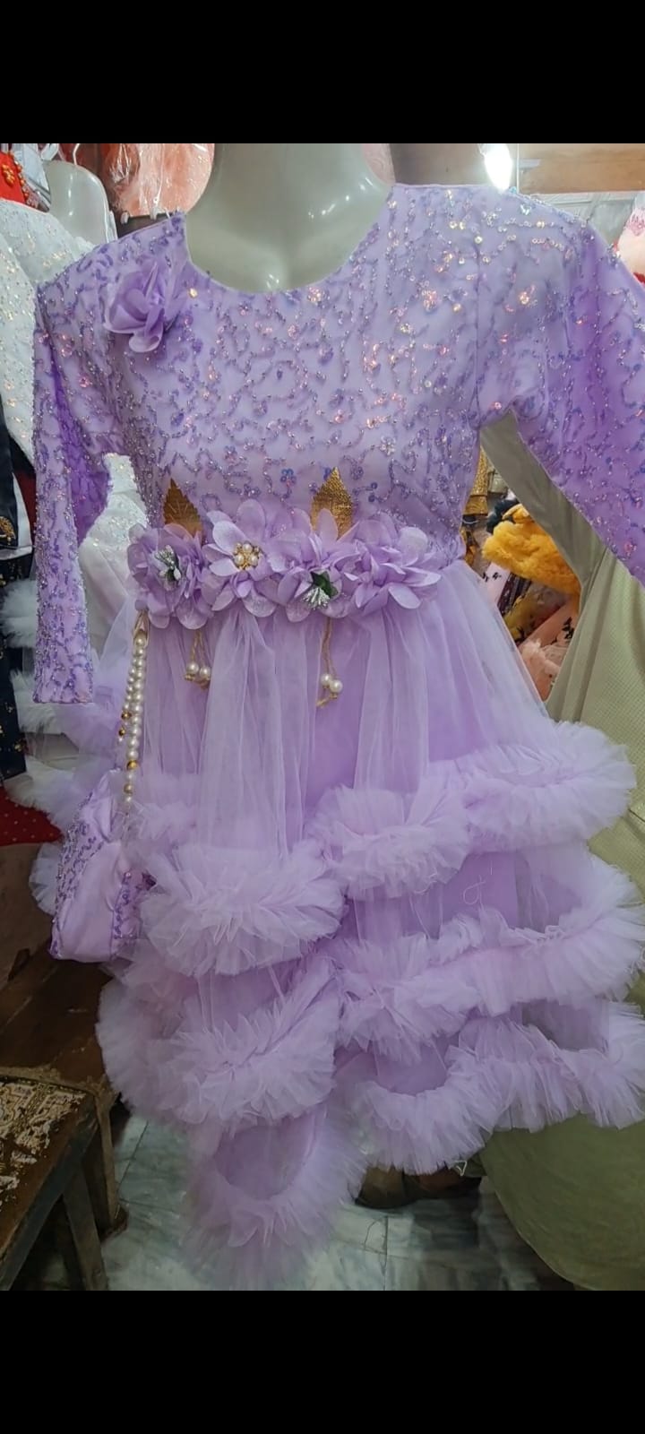 Girls Fancy Sharara Frock