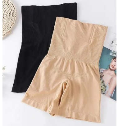 high-waisted shaping shorts (body shaper)