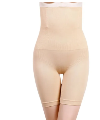 high-waisted shaping shorts (body shaper)